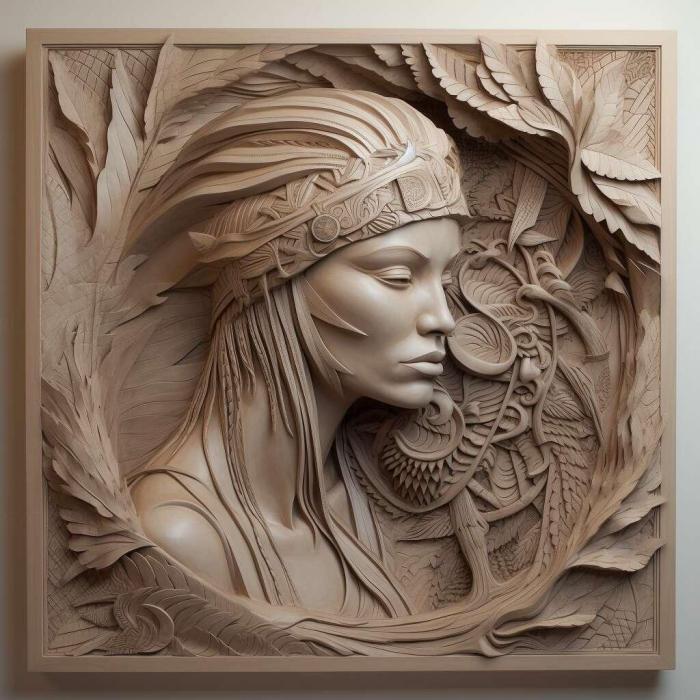 نموذج ثلاثي الأبعاد لآلة CNC 3D Art 